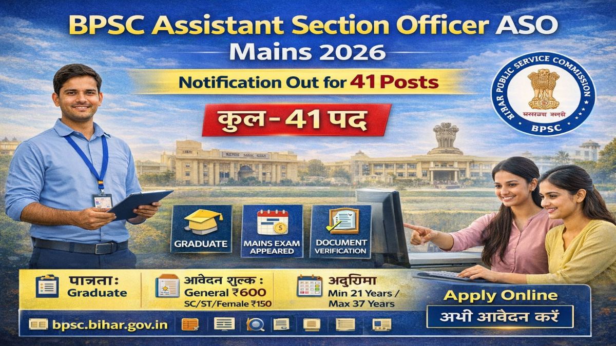 BPSC ASO Mains Online Form