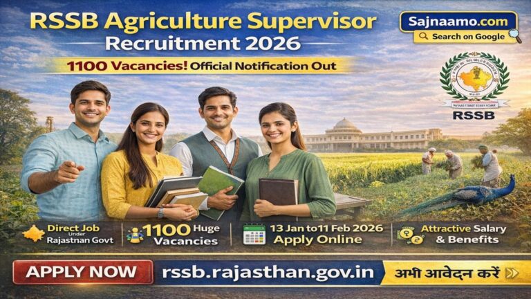 RSSB Agriculture Supervisor Recruitment